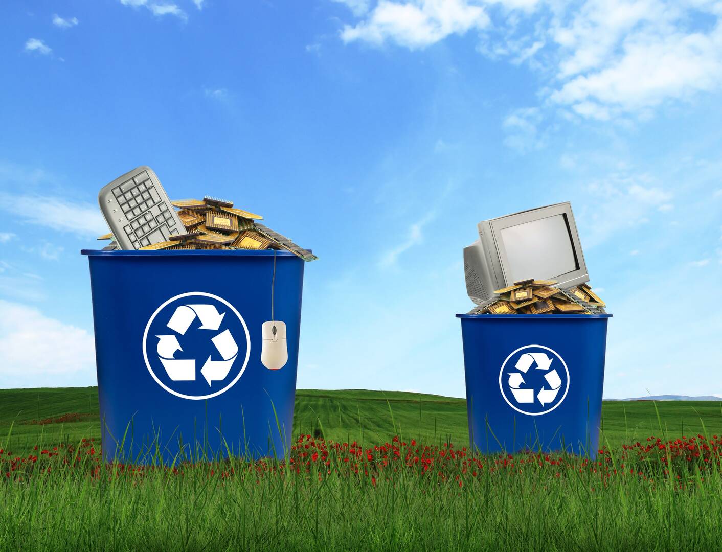 Beartown  Recycling logo